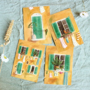 || ad occhi aperti  Set di 4 cartoline