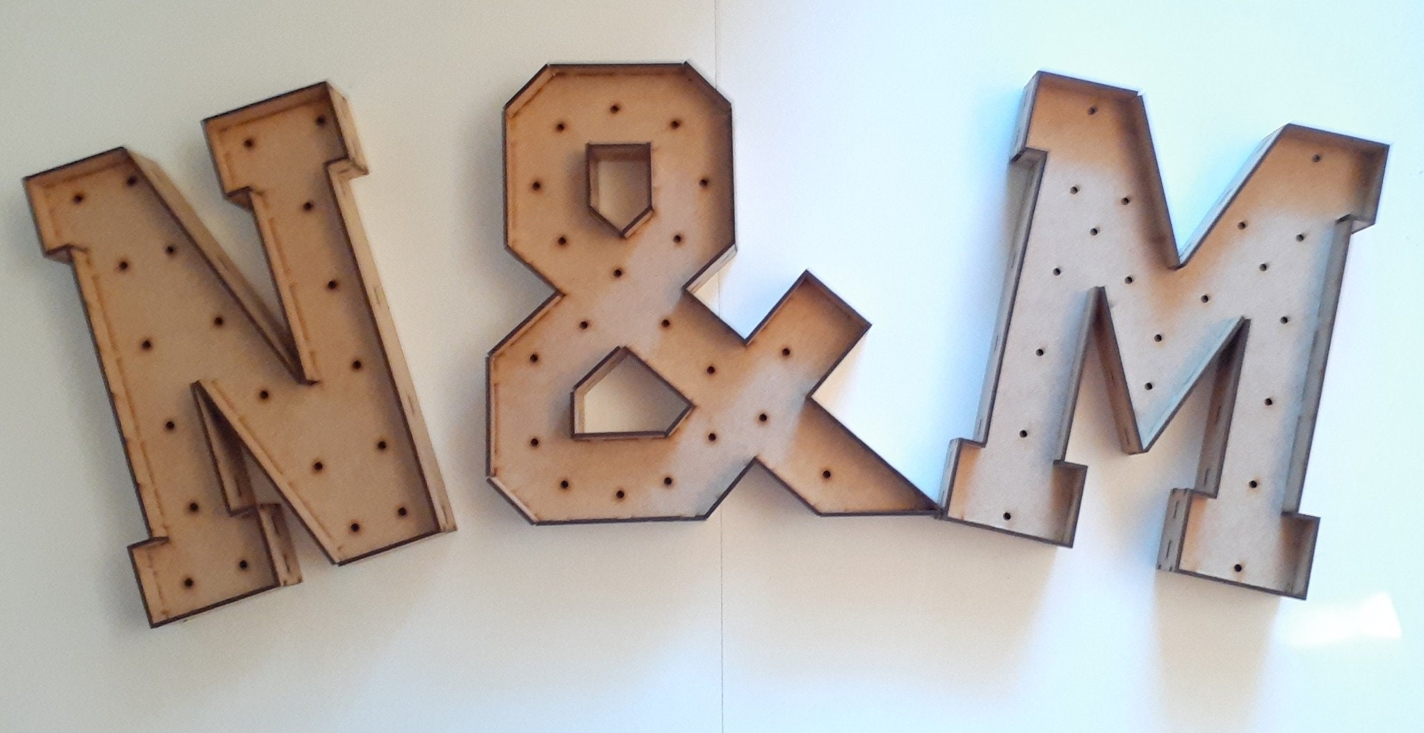 Large Letter Laser Files Marquee Letter Laser Cut File, Light up Wedding Decor (SVG DXF) - Etsy