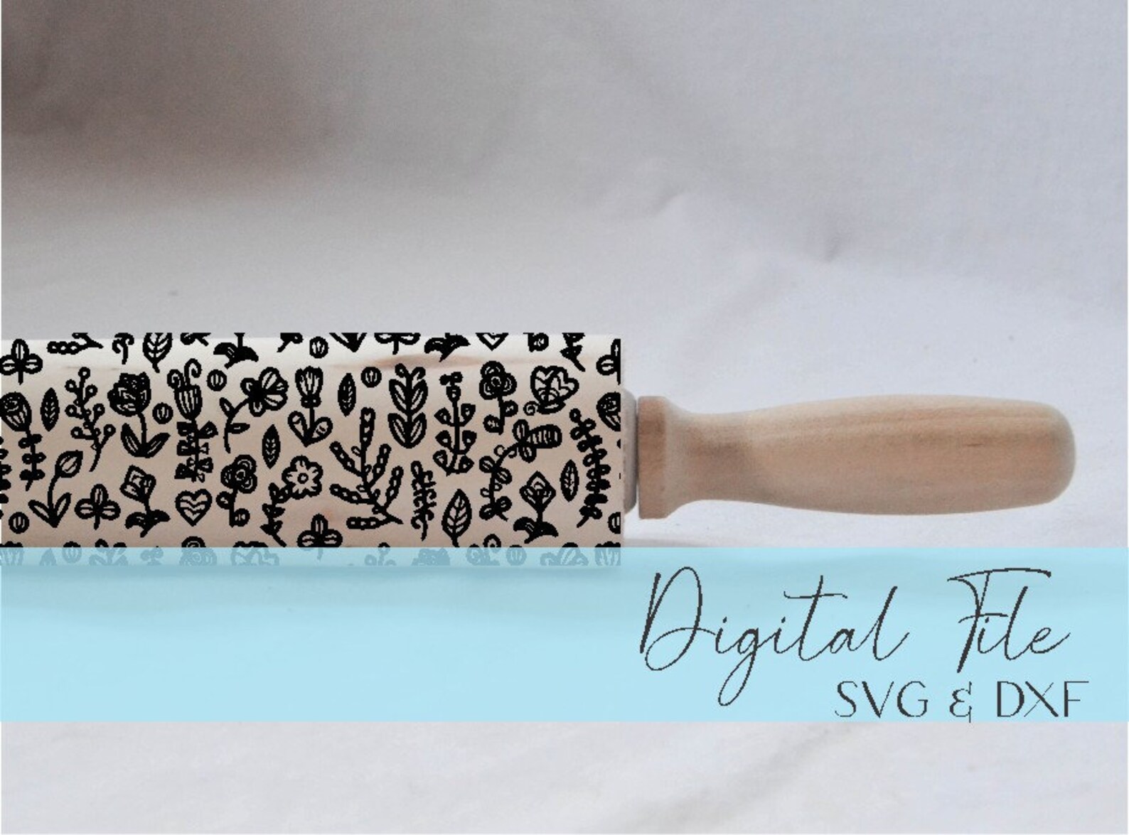 Engraved Rolling Pin Patterns Dxf & SVG Design 202022 Etsy
