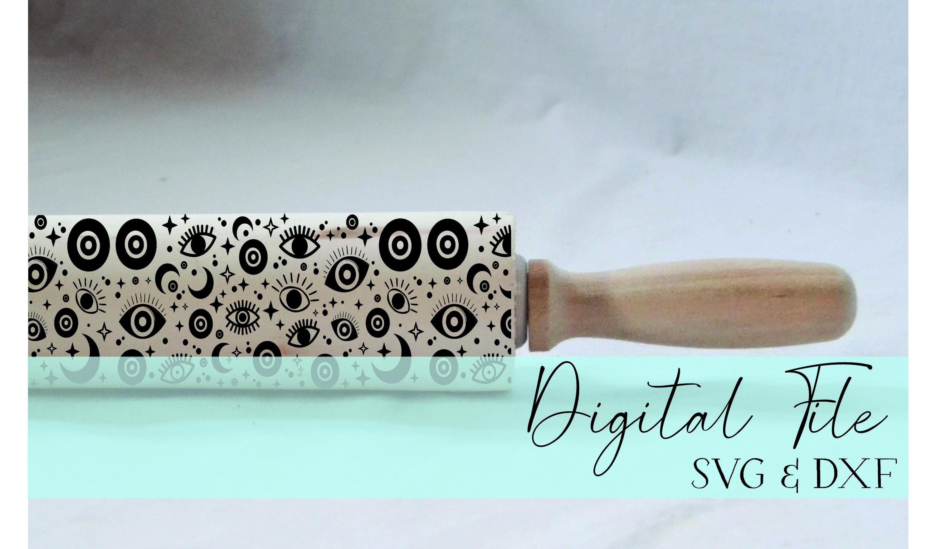 Engraved Rolling Pin Patterns - Dxf & SVG