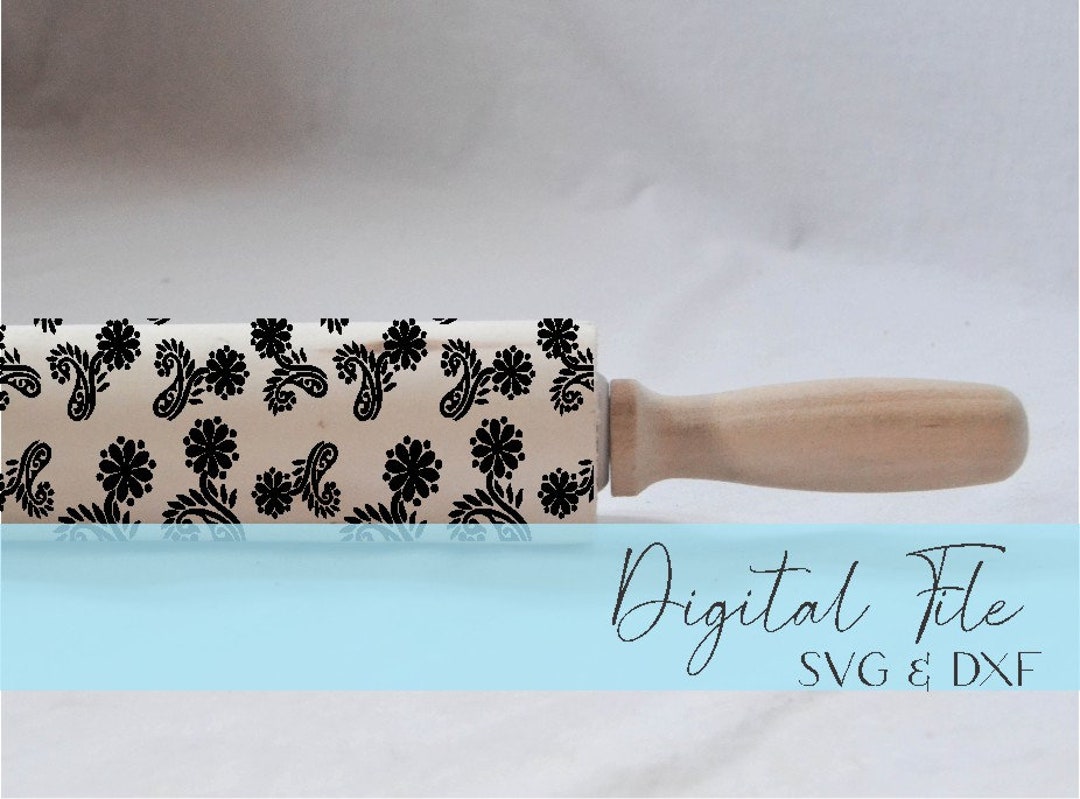 Engraved Rolling Pin Patterns Dxf & SVG Design 202035 Etsy