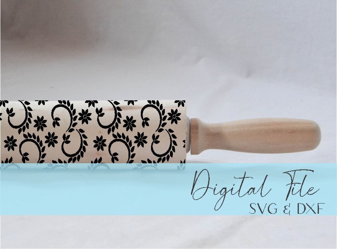 Engraved Rolling Pin Patterns Dxf & SVG Design 202036 Etsy