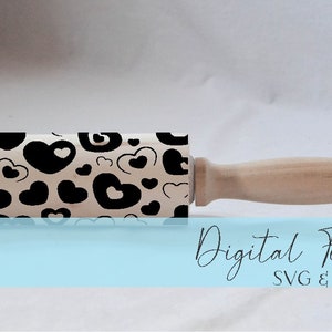 Engraved Rolling Pin Patterns - Dxf & SVG - Design 2020-51