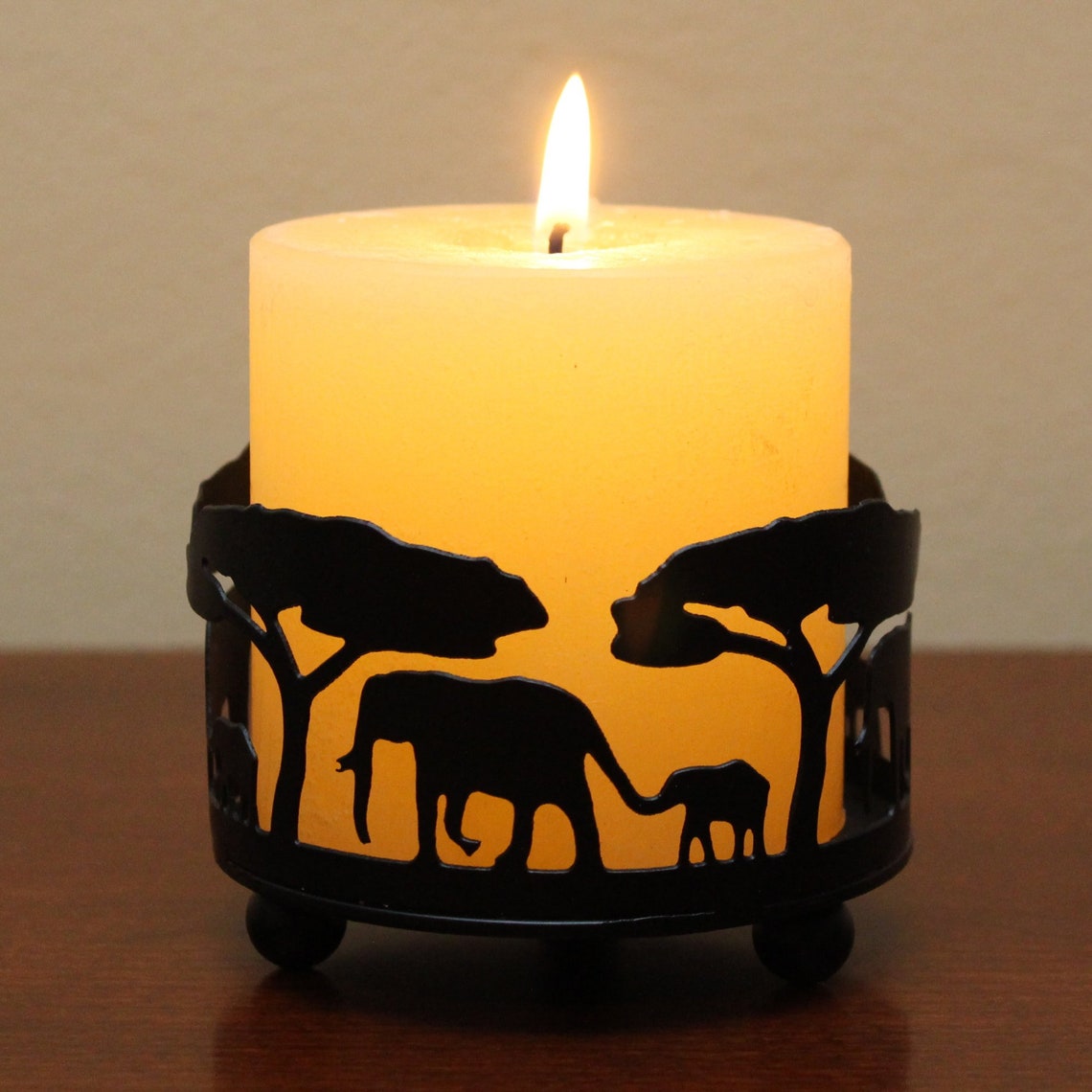 Elephant Candle Holder Etsy