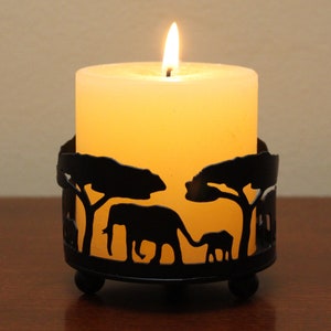 Elephant candle holder