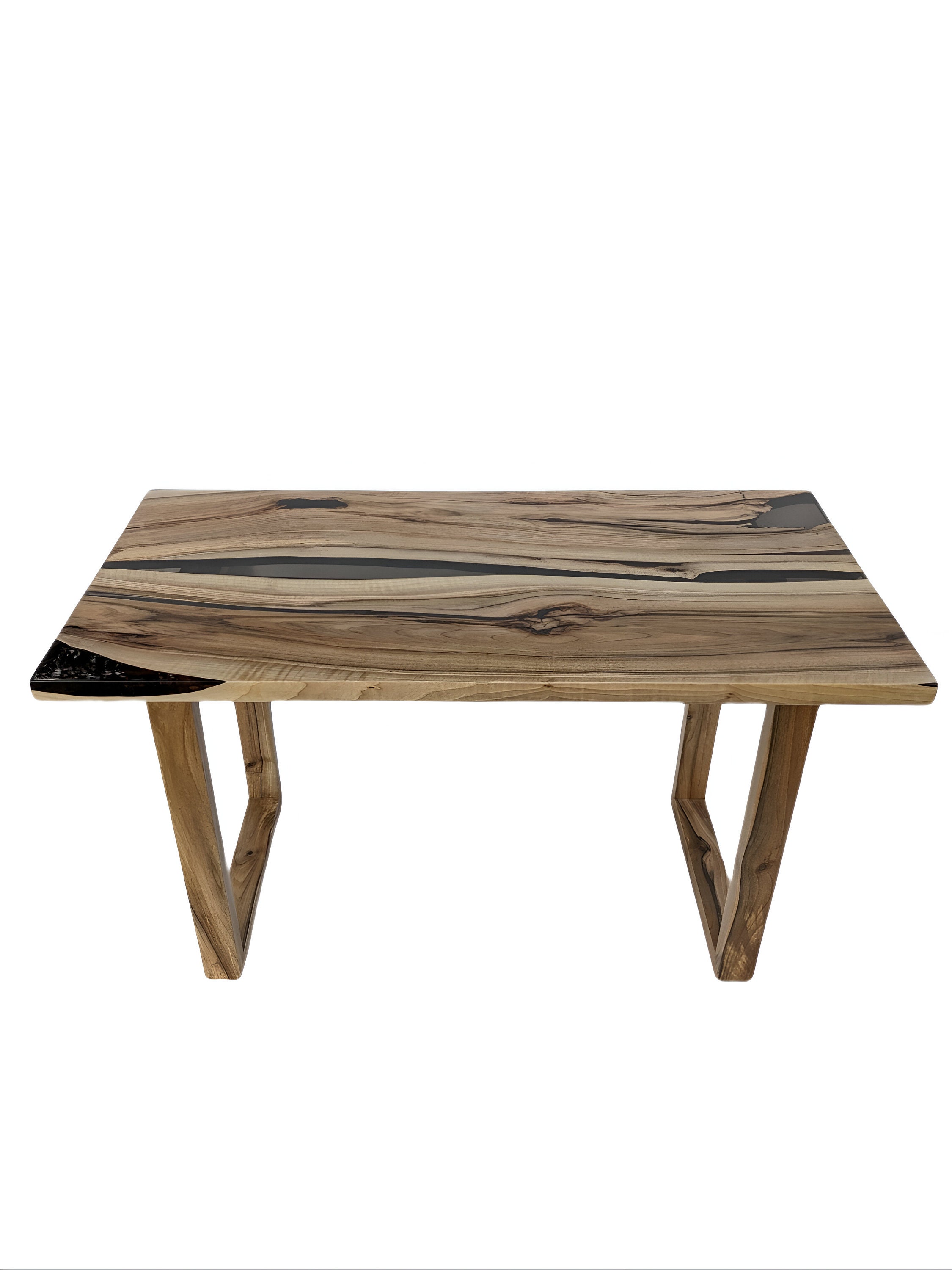 Wood Epoxy Dining Table Epoxy Resin Dining Table Dining Room - Etsy