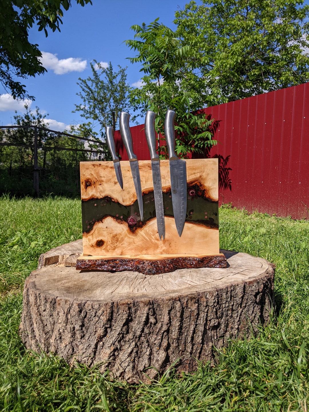 Knife Stand Knife Organizer Knife Blocks & Storage Etsy