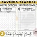 Thanksgiving Savings Trackers | Thanksgiving Visual Chart | Holiday ...