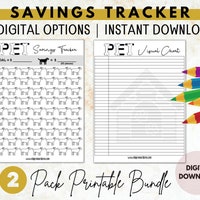 Thanksgiving Savings Trackers Thanksgiving Visual Chart Holiday Digital ...
