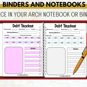Debt Tracker Printable | Debt Payoff Download | Instant Download | US ...