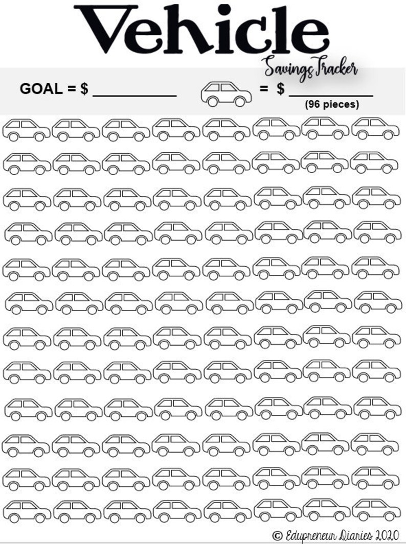 free-vehicle-savings-tracker-customizable-tracker-goal-etsy