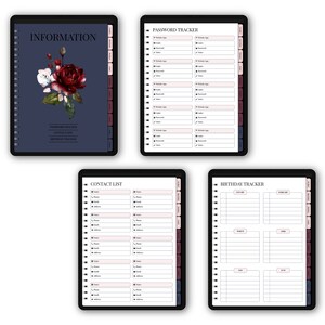 Undated Digital Planner for Goodnotes/notability With Hyperlinks, iPad ...