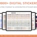 Digital Sticker Book for Goodnotes, PNG Files of Digital Stickers, Sticky Notes, Digital Icon Stickers, Digital Planner Stickers 
