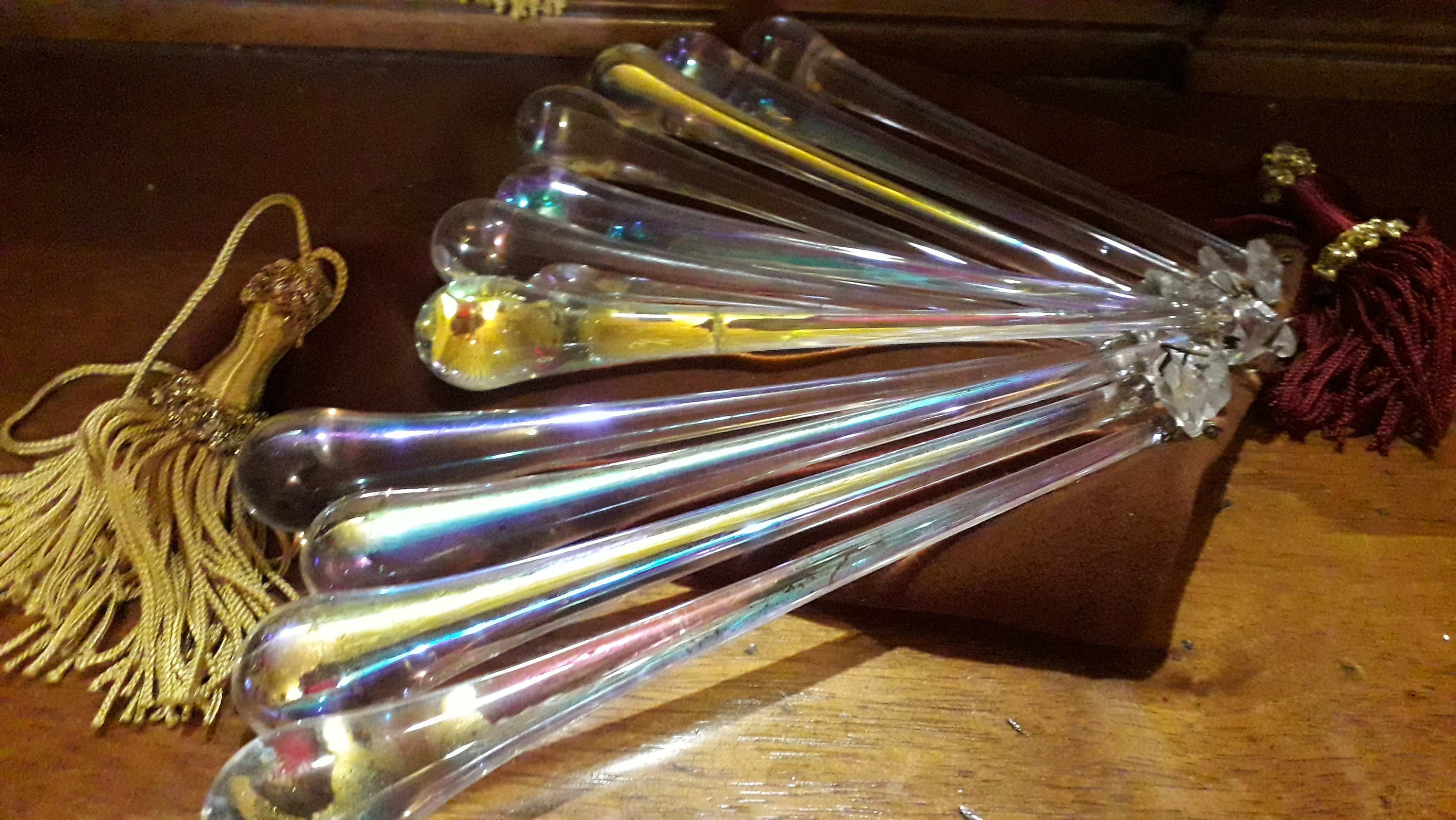 Murano glass parts for chandelier 10 pcs Etsy