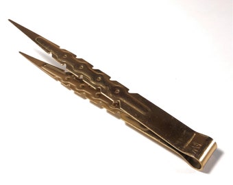 Brass color finish metal Hookah Shisha Charcoal holder 8.5" Long Free Shipping