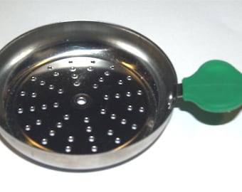 Hookah Stainless steel Charcoal holder Lid tray for use with clay or silicone bowl