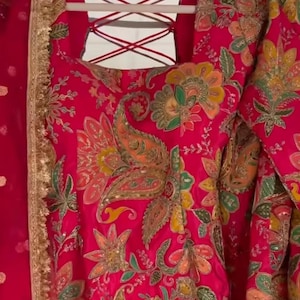 Made to measure Ivory sharara Indian lehenga for women sharara,Reception wear bridesmaids sharara, Pakistani sharara, Custom stiched gharara