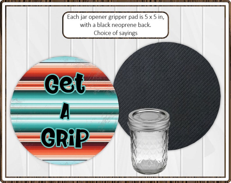 Jr. Grip Helper 10 Design Choices | Jar Gripper | Jar Opener | Kitchen Helper | PNG for ...