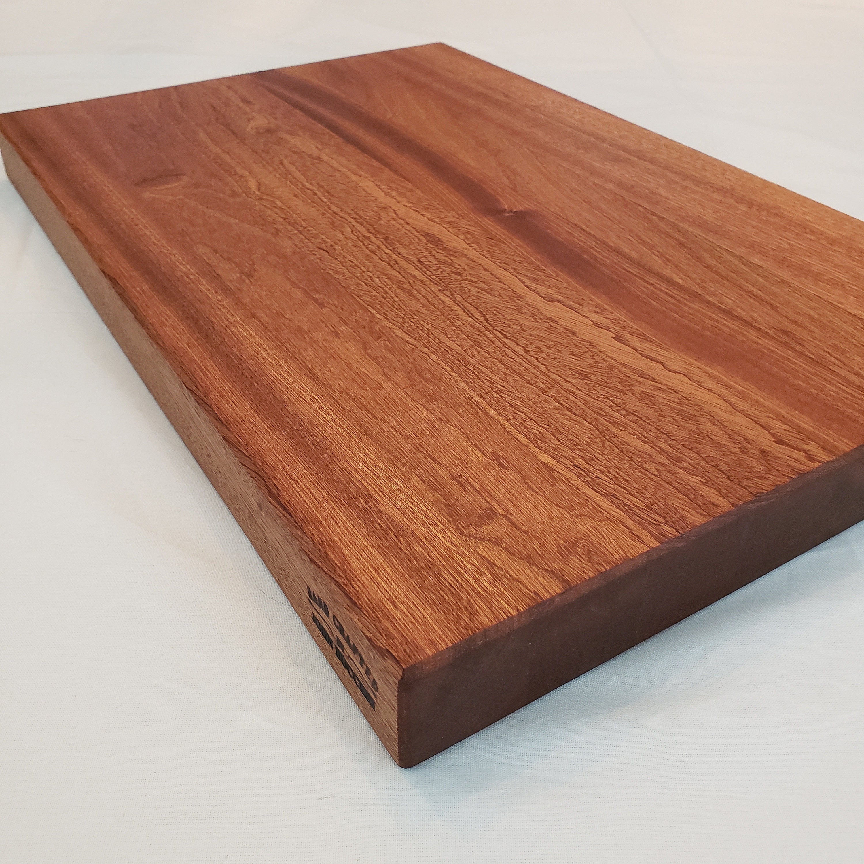 Mahogany Hardwood Edge Grain Cutting Board Single Color Etsy