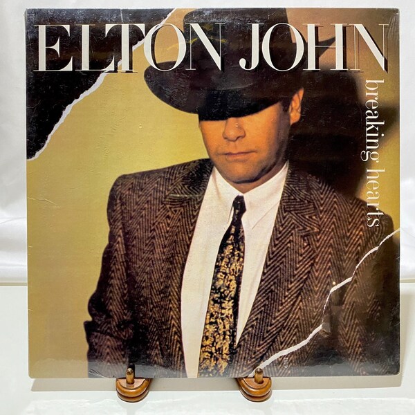 SEALED Elton John - Breaking Hearts / 1984 Carrollton Pressing Vinyl / Columbia House Club Edition / Geffen Records – GHS 24031