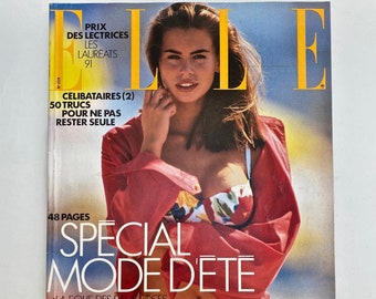 ELLE France Special Mode D'ette / June  1991 / NIKI TAYLOR