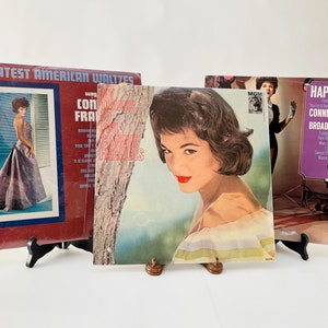 Connie Francis Albums - My Thanks To You 1969 / Greatest American Waltzes 1963 / Happiness 1967 / MGM Pressings / 3 SEALED!!!