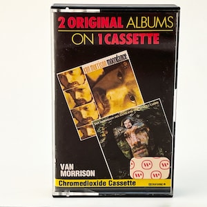 Van Morrison – Moondance / His Band And The Street Choir / 1982 Cassette / Warner Bros. Records  K 466 116 / 2 Original Albums on 1 Cassette