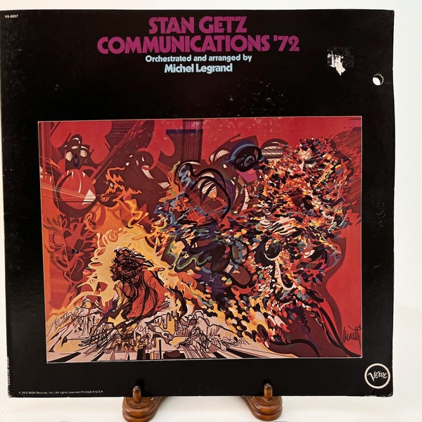 Stan Getz – Communications '72 / 1972 PROMO Gatefold Vinyl / Verve Records – V6-8807