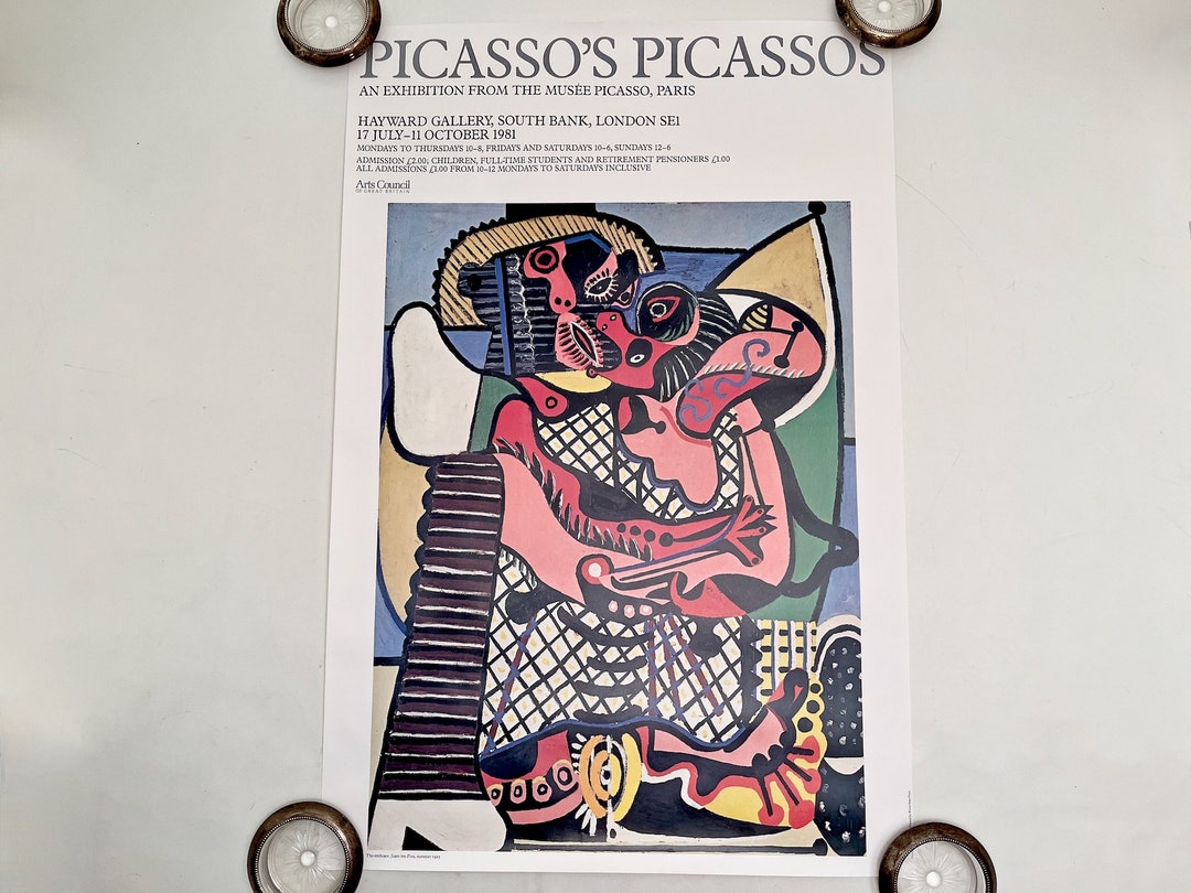 Picasso's Picasso 1981 Exhibition Poster / Hayward Gallery London