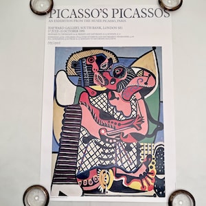Cartel de la exposición Picasso 1981 ORIGINAL / Hayward Gallery London / Edición limitada