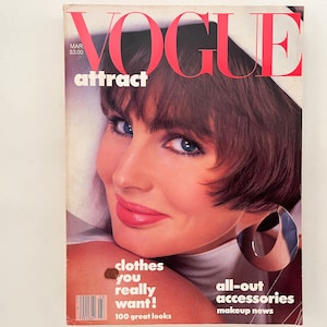 US Vogue March 1986 : Alexa Singer By Richard Avedon / Special Plus Size Section / Christy, Tatjana & More!!!