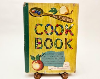 THE FIRESIDE Cook Book - James Beard / 1949 First Edition - Third Printing / HBDJ / Dust Jacket Fold Out Poster!