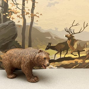 BEAR Vintage YELLOWSTONE SOUVENIR / Elastolin Composite / 1930's