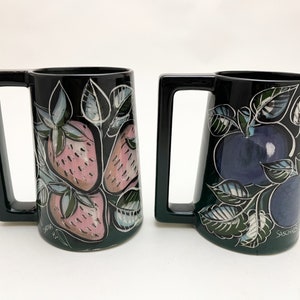 Rare SASCHA BRASTOFF Tankard - Mugs in the &quot;Fruit Series&quot; / Each Sold Separately