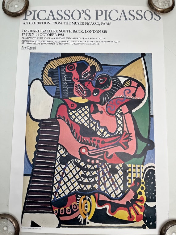 Picasso's Picasso 1981 Exhibition Poster / Hayward Gallery London