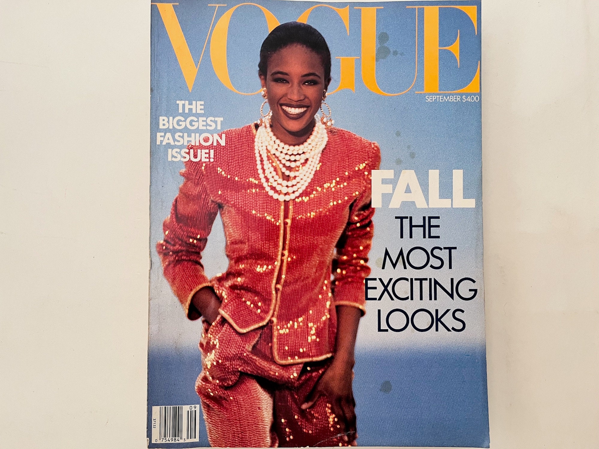 US Vogue September 1989 : Naomi Campbell by Patrick Demarchelier