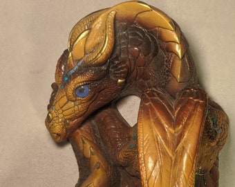 Dragon Figurines Etsy - draco statue roblox