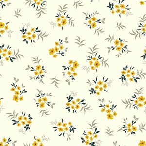 4 way stretched polyester spandex flower fabric print -600908- Works swimwear, bikini, Support to Custom fabric print - Price sold by yard