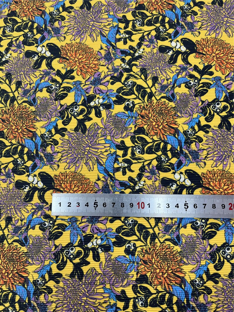 Width 125cm 4 Stretch Way Thicker Ribbed Fabric 91polyester 9spandex