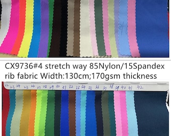 4 stretched way Nylon Spandex thin ribbed fabric 160GSM Weight, width 130CM- Ideas for swimwear, bikini, boutique, Price sold by yard