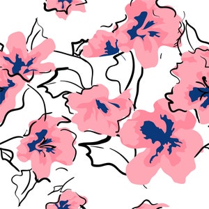 Polyester Spandex 4-Wege- gedehnter Aquarell Blumen Stoffdruck - 801030- Badebekleidung Support Custom Stoffdruck - Preis verkauft Meterware