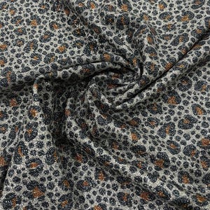 4 stretch way Shiny leopard lurex Metallic fabric Print; Support custom print works dancewear, costume, swimwear DIY clothes Price Sold Yard