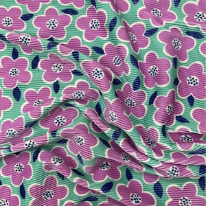 Width 118cm 4 stretch way Thicker ribbed fabric 91Polyester  9Spandex Weight 250gsm thikness use for swimwear,Clothes  Price sold by yard