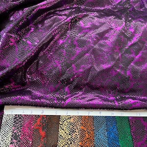 4 stretch way shinny 89 polyester 11 Spandex snake Foil gilt works for dancewear, leotard, costume, leggings, gymnastics Price sold by yard