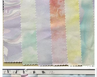4 stretch way 88Nylon 12Spandex rainbow gradient fabric print Weight 180gsm suit dress, clothes swimwear, ballet, bikni clothes sold by yard