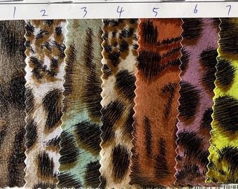 13 tissu en polyester élasthanne léopard extensible dans les 4 sens pour les vêtements de danse, justaucorps, maillots de bain, leggings, vêtements de yoga, prix de vente par mètre