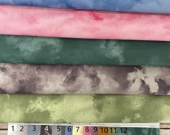 12 solid Nylon Spandex gradient print 4 stretch way with 230GSM Weight suit for swimwear, activewear, bikini, leggings Price sold by yard