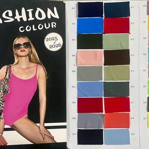 2024 Newest 154 Solid Colors (The 155-180colors ) 4 stretch way 80 Nylon 20 Spandex ideas for swimwear, bikini, leotard, DIY Price sold yard