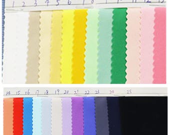 BY8140# 25 Solid Colors 4 stretch way Nylon spandex soft handing 160 gsm weight works for bodywear, yogawear, leggings, Price sold by yard