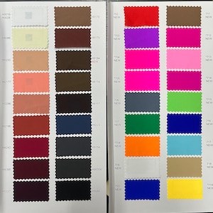 2024 Newest 154 Solid Colors (The 71-154 colors ) 4 stretch way 80 Nylon 20 Spandex ideas for swimwear, bikini, leotard, DIY Price sold yard